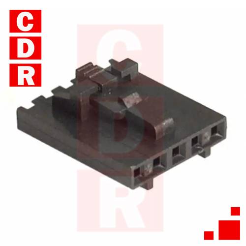 50-57-9405 5 POSITION RECTANGULAR HOUSING CONNECTOR RECEPTACLE 0.100 (2.54MM) MOLEX