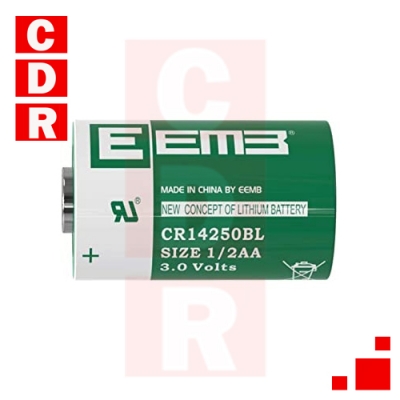 PILA DE LITIO 3.0V 1/2 AA S/TERMINALES CR14250BL