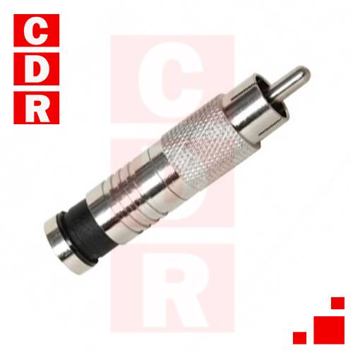 RCA MACHO 75 OHMS BAJA PERDIDA P/CRIM. RG-59 25-7561