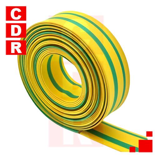 TERMOCONTRAIBLE 9MM EXP / 4.5MM CONT. X METRO VERDE - AMARILLO