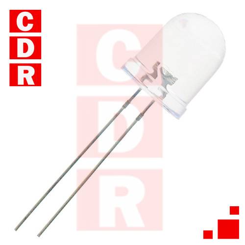 LED 3MM BLANCO 20º HIPER BRILLO WATER CLEAR 4000MCD