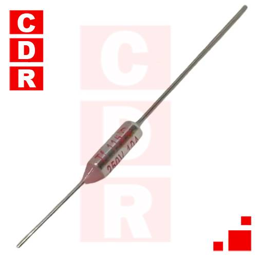 FUSIBLE TERMICO AXIAL 10A 250V 115º