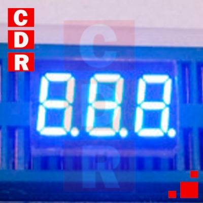 DISPLAY LED 3 DIGITS 0,36