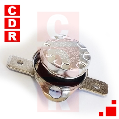 TERMOSTATO KSD 301 N/C 250V 10A 90° ANILLO MÕVIL NORMALMENTE CERRADO 10A