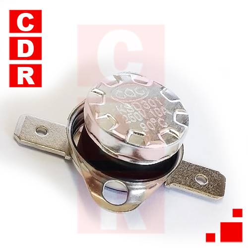 TERMOSTATO KSD 301 N/C 250V 10A 90° ANILLO MÕVIL NORMALMENTE CERRADO 10A