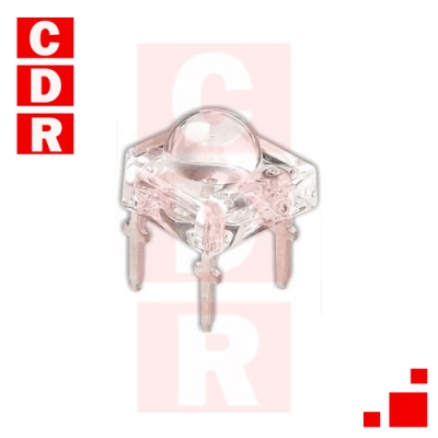 PIRANHA LED YELLOW 5X5MM 800-1000 MCD  80º