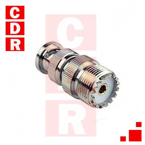 ADAPTADOR UHF MACHO A BNC HEMBRA PURESONIC