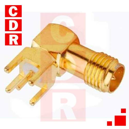 SMA HEMBRA 90 GRADOS INVERSO P/CI