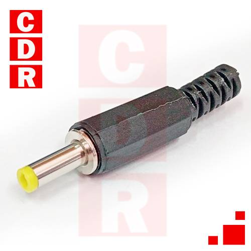 PLUG DC 1.7 X 4,0 X 9.5MM C/COLITA FLEXIBLE