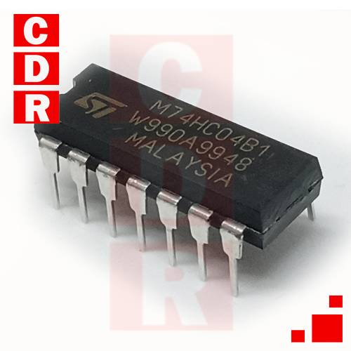 74HC04B1 HEX INVERTERS DIP-14 CASE ST