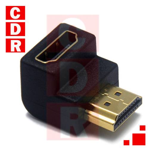ADAPTADOR HDMI MACHO/HEMBRA 90º