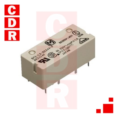 ST2-DC24V-F 2 FORM A SINGLE SIDE STABLE RELE 24VDC PANASONIC